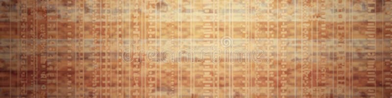Close-up abstract circuit board texture with geometric patterns in warm tones royalty free illustration