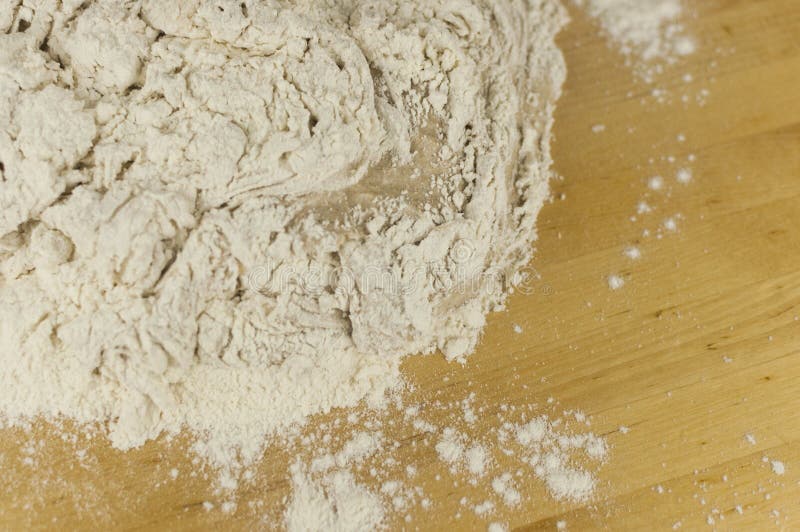 Bread Starter. Close Up Shot of Bread Dough Texture. Air Bubbles from