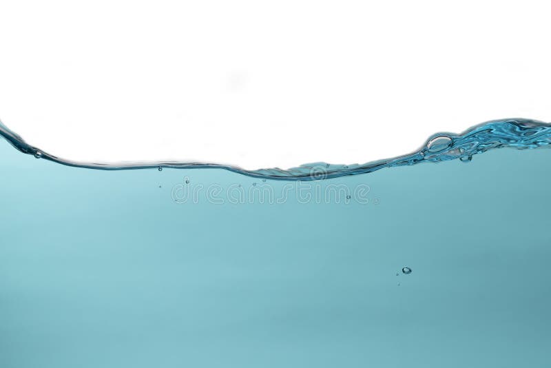 Close Up of Air Bubble and Water Splash,Water Splash Isolated on White