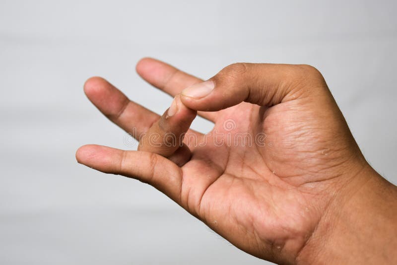 Close up Asian man Prihitivi mudra yoga hand liver strong nails isolated on white background royalty free stock image Close up Asian man Prihitivi mudra yoga hand liver strong nails isolated on white background royalty free stock image