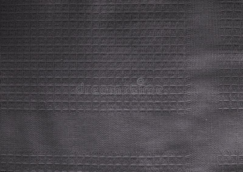 close up black canvas fabric background, Stock image