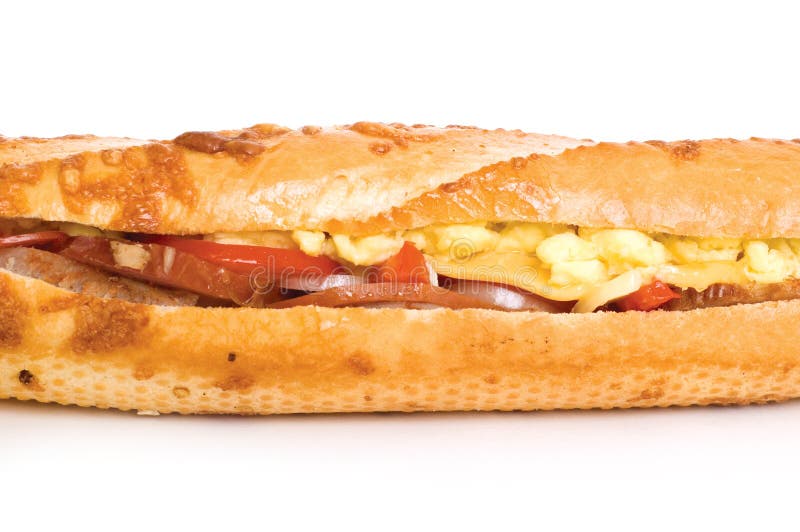 Close-up baguette sandwich