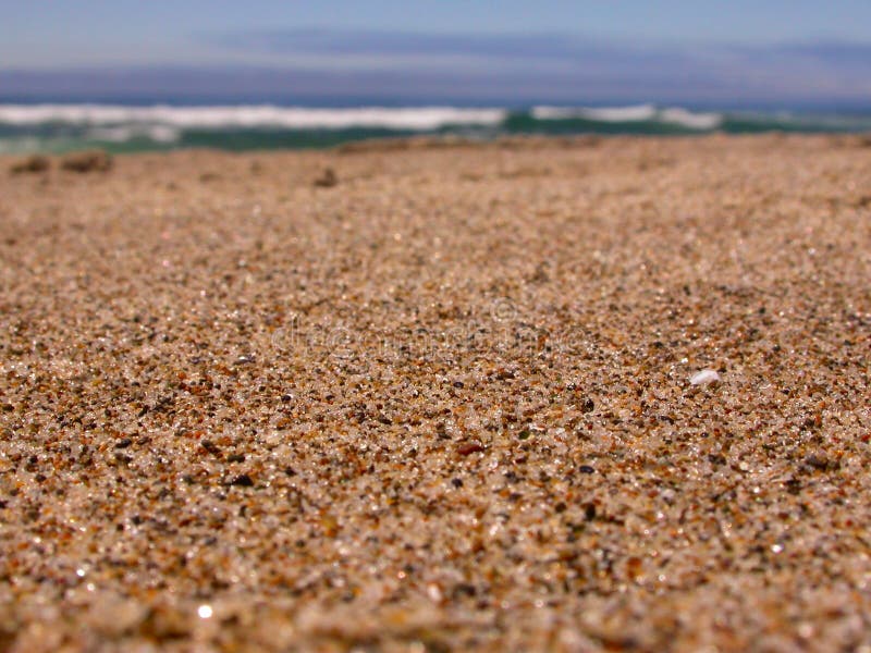 Close-up of beach sand stock image. Image of rough, blue - 3005205