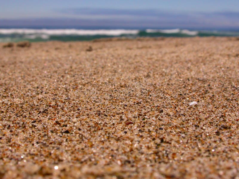 Close-up of beach sand stock image. Image of rough, blue - 3005205