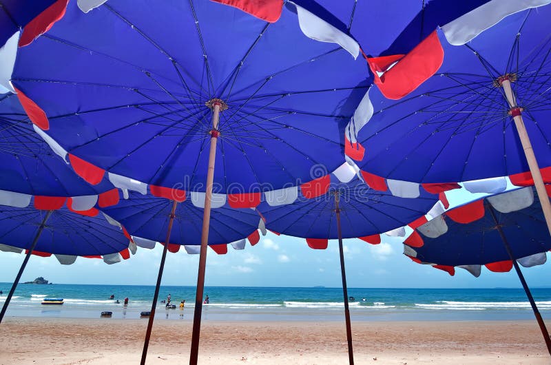 Close-up beach umbrella stock photography Close-up beach umbrella stock photography