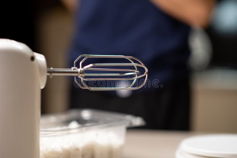 Close Up of the Beaters of a Mixer Closeup Stock Image Image of close