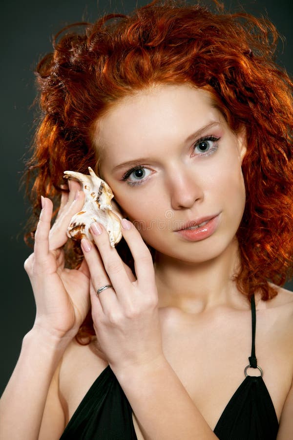 Close-up of beautiful woman face