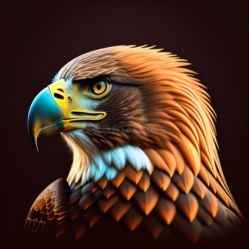 A close up of a bird, Image. vector illustration.