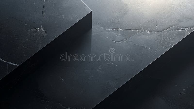 Black marble background with diagonal lines stock illustration