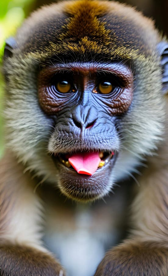 Free AI Image  Close up on monkeys at the market