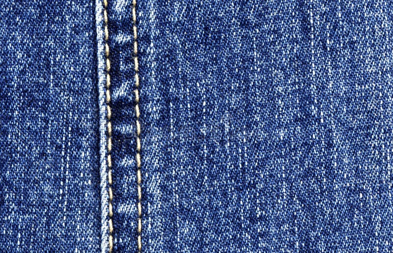 Close-up of the Blue Jeans Cloth Stock Photo - Image of navy, sewing ...