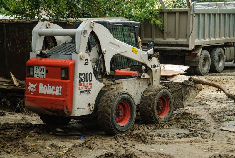 Bobcat bulldozer stock photo. Image of tractor, dozer 2715202