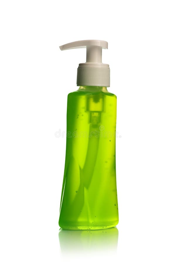 Download Blue Liquid Soap In Transparent Bottle Isolated Stock Photo Image Of Cosmetic Blue 9744838 Yellowimages Mockups