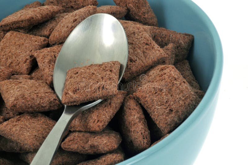 Chocolate Filled Cereals in Closeup Stock Image Image of cereals