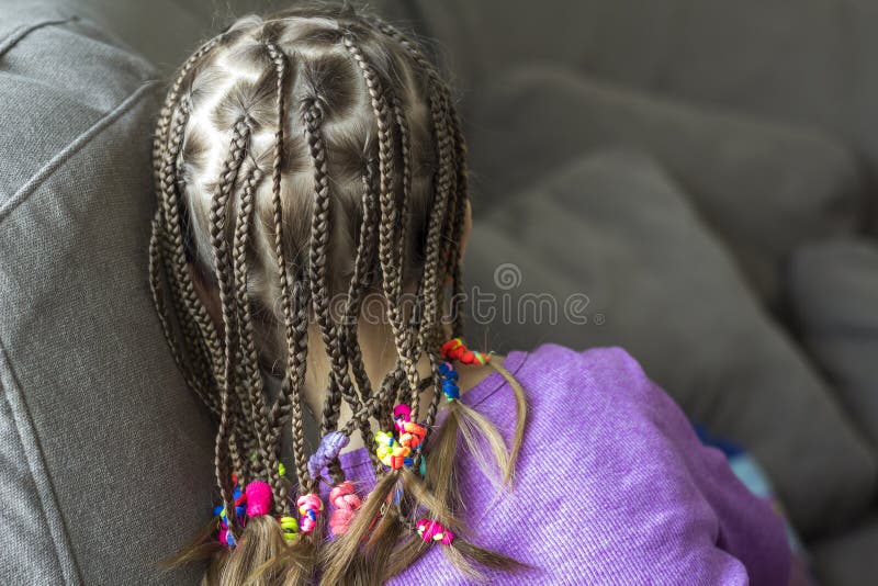 Colored Rubber Bands for Hair Braiding Stock Photo - Image of diamond,  isolated: 76548492