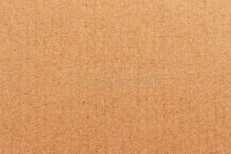 Close Up of Brown Craft Paper Texture for Background Stock Photo