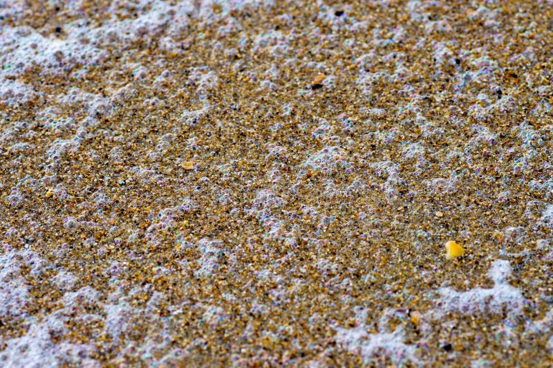 Closeup of Bubbles on the Sand Stock Photo Image of bubbles, closeup