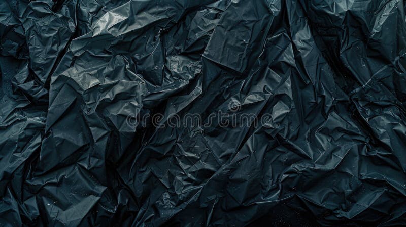 Close up of a bunch of black plastic. Ideal for industrial and recycling concepts stock images