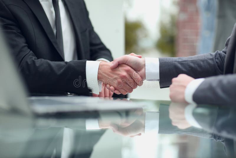 Close Up. Business People Shaking Hands Tightly Stock Image Image of