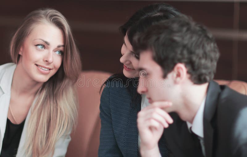 Close up.business woman discusses with business team marketing strategy royalty free stock image Close up.business woman discusses with business team marketing strategy royalty free stock image
