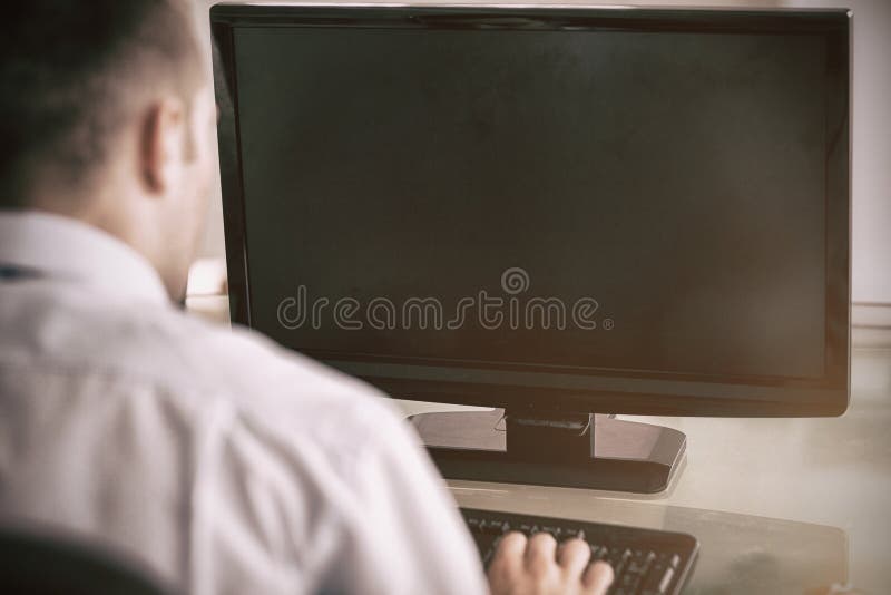 Close up of businessman being shadowed royalty free stock photos