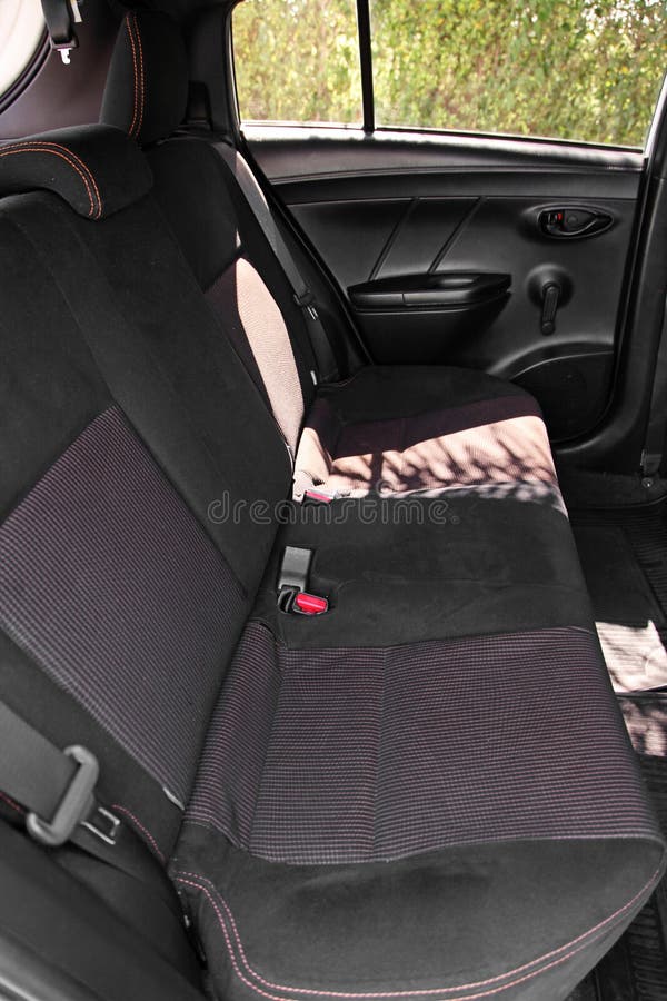 Close Up Car Interior At Back Seat Stock Image Image Of