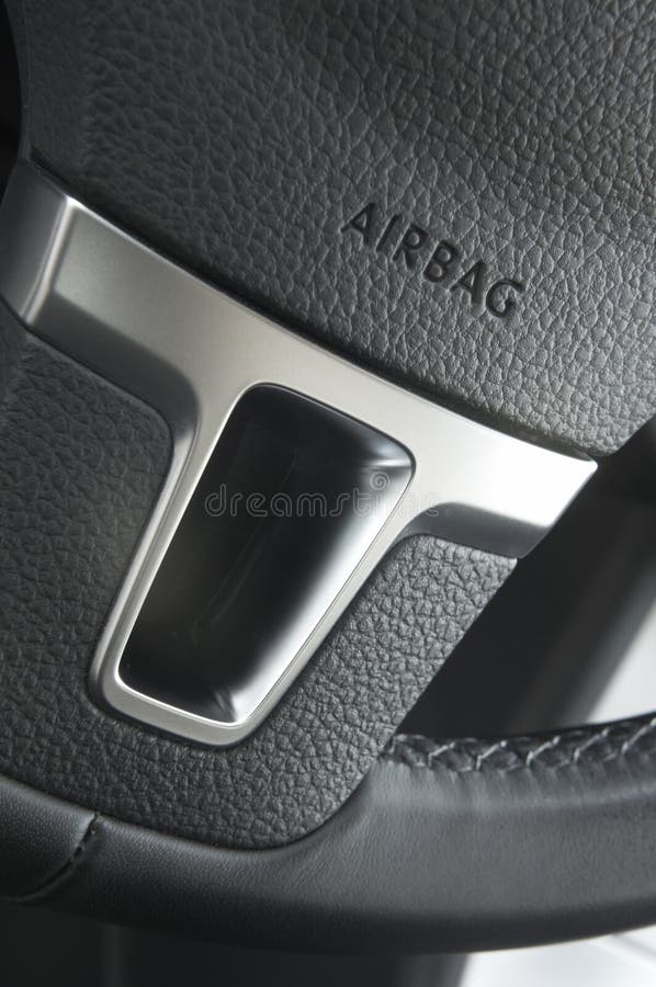 Close Up of a Car Steering Wheel Airbag Stock Image Image of volkswagen, automotive 23902969