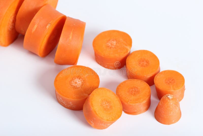 Close Up Carrot Cut into Pieces Stock Photo Image of pieces, close