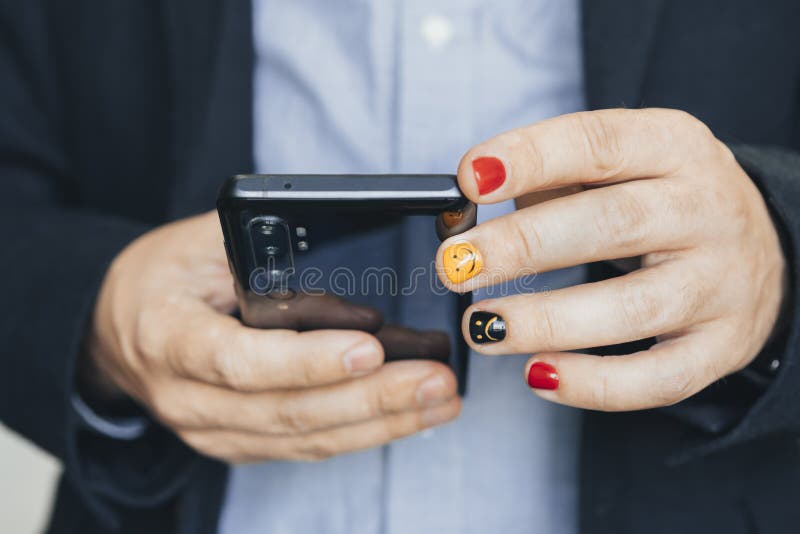 606 Man Watch Using Smartphone Close Up Stock Photos - Free 