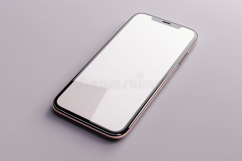A close up of a cell phone on a table. Perfect for technology concepts royalty free stock photos