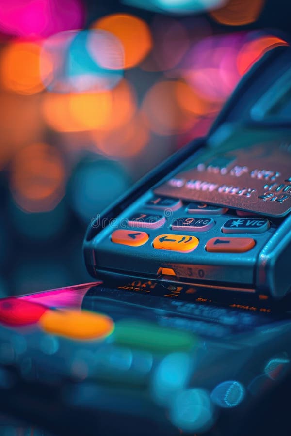 Close up of a cell phone on a table, suitable for technology concepts royalty free stock images