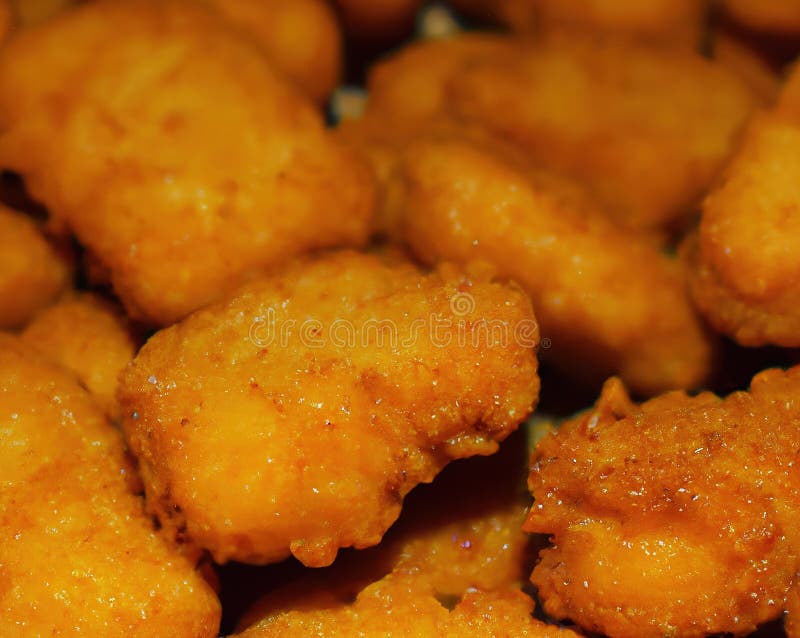 Close Up of Chicken Nuggets Created Using Generative Ai Technology