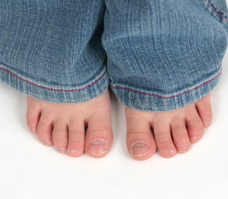 Close up of child's toes stock image. Image of nail, child 2333631