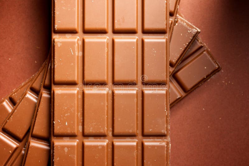 Close up of chocolate bars stock image. Image of texture 274986193