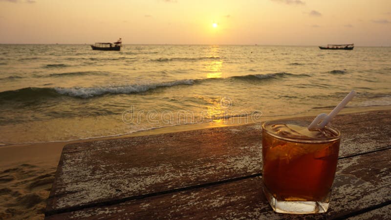 sunset cocktail