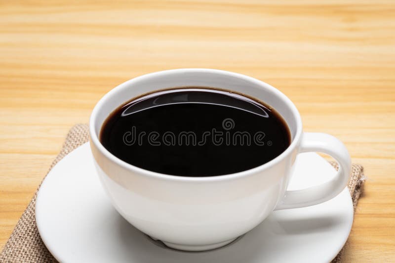 Close Up of Coffee Cup on Wood Background Stock Photo Image of office, cafe 157458886