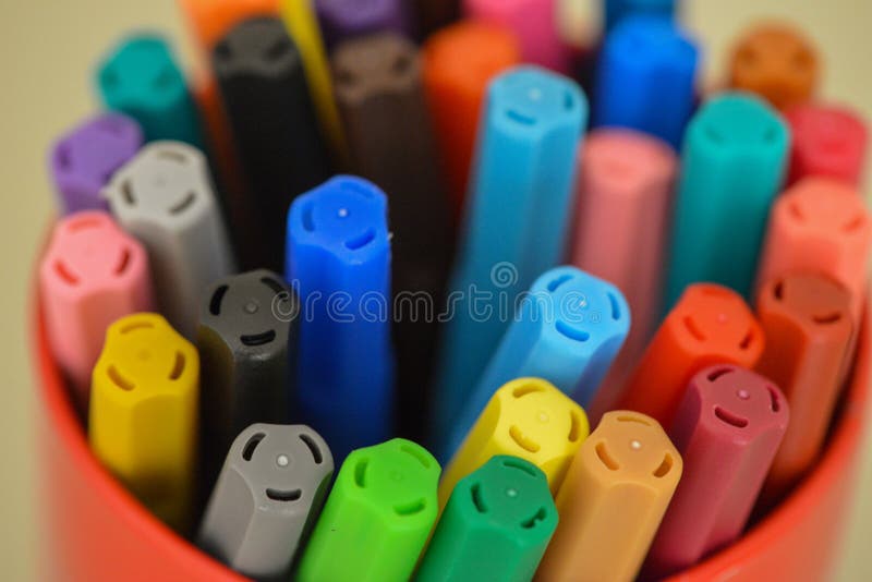 Coloring Pens stock photo. Image of colour, education - 7216196