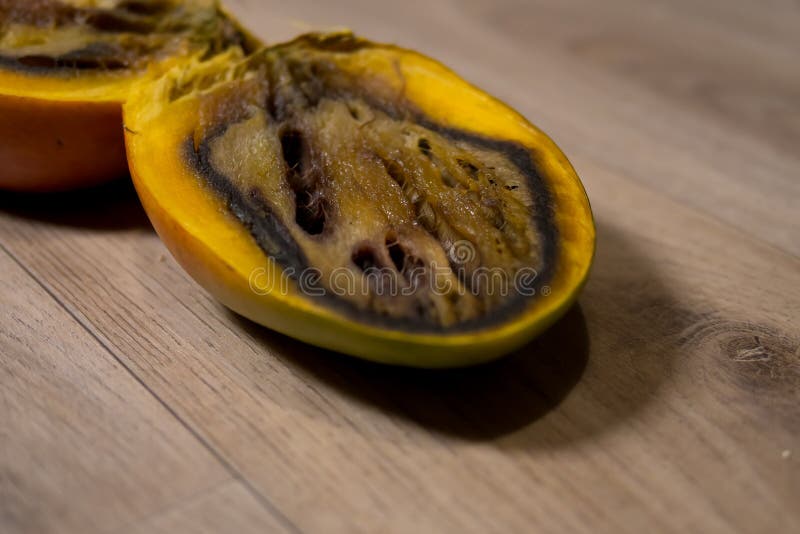 Yellow Rotten Mango Fruit Isolated on Wood Stock Image - Image of hanger,  isolated: 81459851