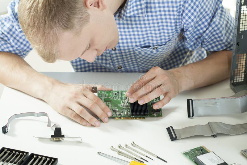 Close-up of computer science royalty free stock photography