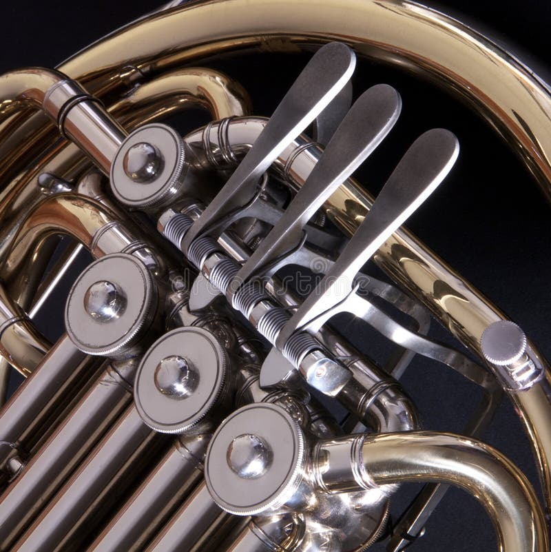 Download Close Up Of A Concert French Horn Stock Image - Image of french, concert: 19618807