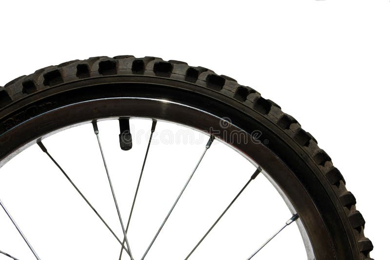 Close-up de roda de bicicleta imagens de stock royalty free