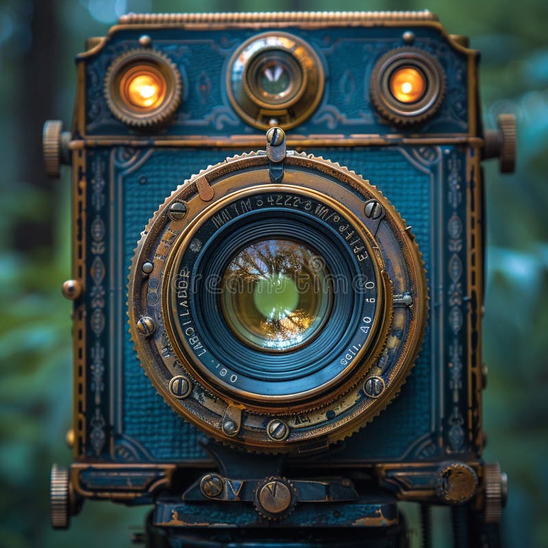 Close-up of a vintage camera, capturing the essence of photography AI generated. Close-up of a vintage camera, capturing the essence of photography AI generated