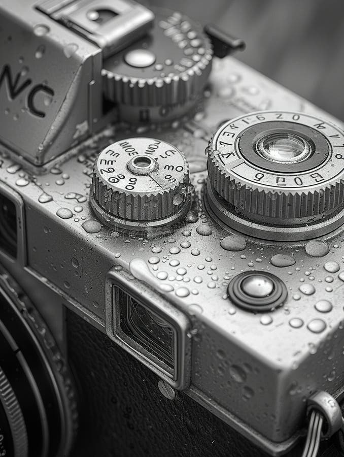 Close-up of a vintage camera, capturing the essence of photography AI generated. Close-up of a vintage camera, capturing the essence of photography AI generated