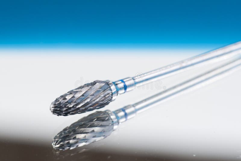 Close Up Dental Carbide Bur Tool Stock Image Image of foreground