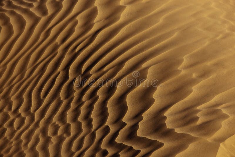 Close-up of desert sand pattern