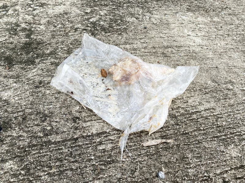Dirty Plastic on Cement Floor Stock Image Image of natural, abstract