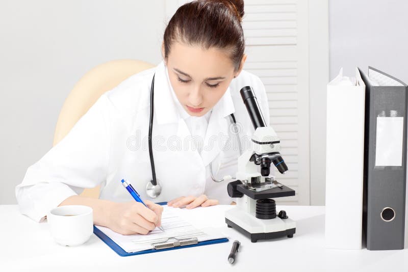 Close up do médico fotografia de stock royalty free