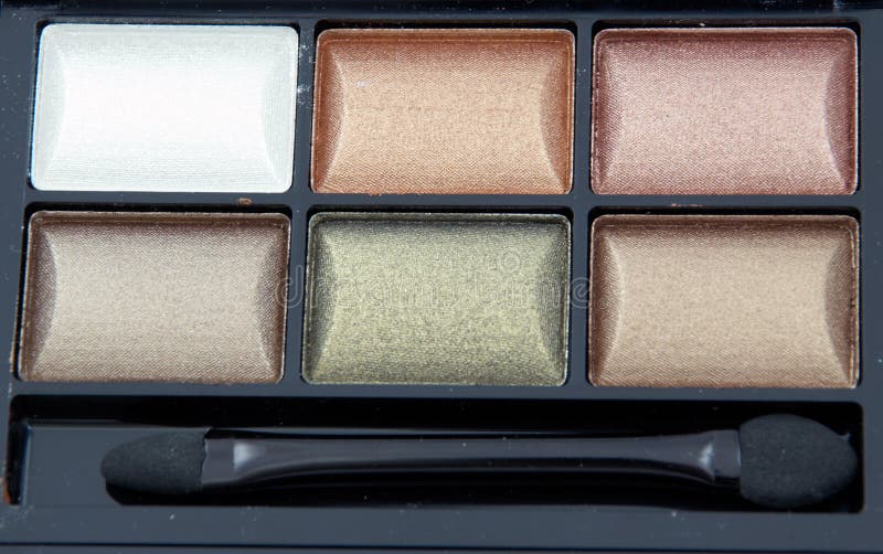 Closeup of eye shadow kit stock image. Image of beautiful 13104687