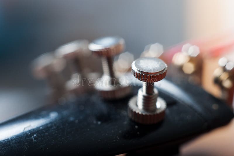 Violin fine tuning peg stock image. Image of instrument 102753371