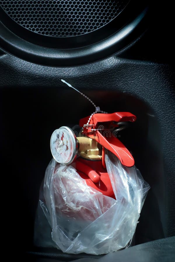 Fire Extinguisher in the Car Stock Image Image of help, fire 187045269